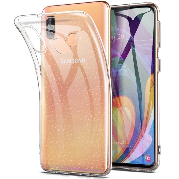 Силикон Molan Shining Samsung Galaxy A20 / A30 (2019) (Прозрачный)