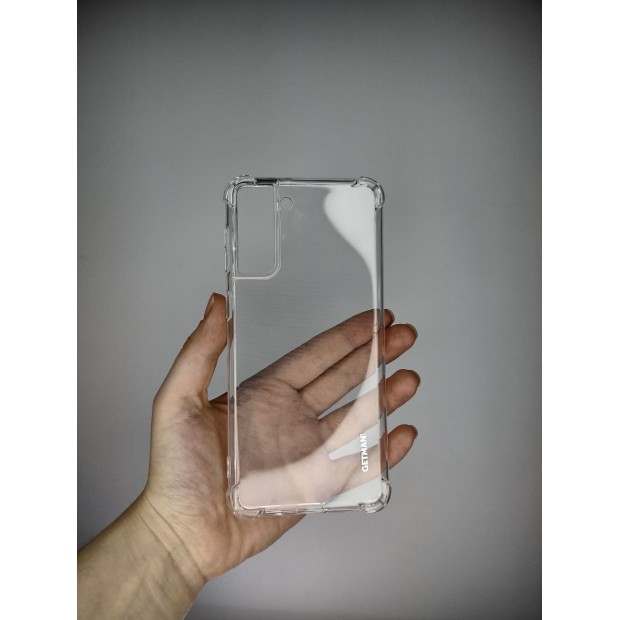 Силикон 6D Samsung Galaxy S21 Plus (Прозрачный)