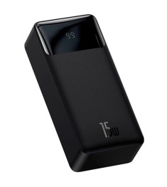 Пауербанк Baseus Bipow з цифровим дисплеєм 20000 мАг 15Вт (PPDML-J01) (Чорний) (..