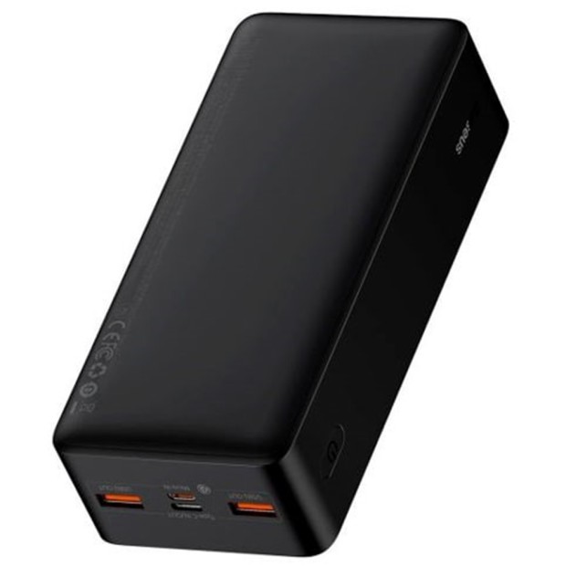 Пауербанк Baseus Bipow з цифровим дисплеєм 20000 мАг 15Вт (PPDML-J01) (Чорний) (Клас А) DL Пауербанк Baseus Bipow з цифровим дисплеєм 20000 мАг 15Вт (PPDML-J01) (Чорний) (Клас А) DL