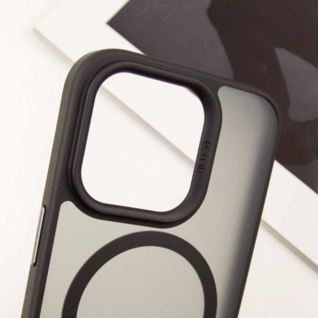 Накладка Blueo Skin Friendly Anti-Drop with MagSafe Apple iPhone 16 Plus (Black)