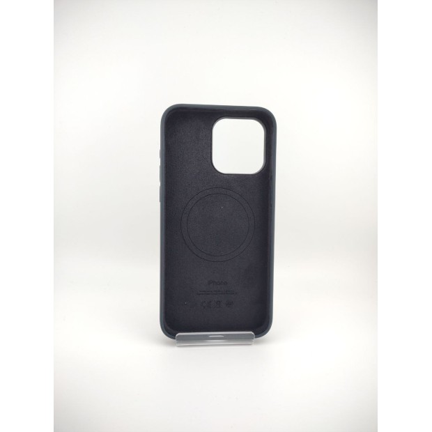 Чохол Silicone Case with MagSafe для Apple iPhone 15 Pro Max (Чорний)