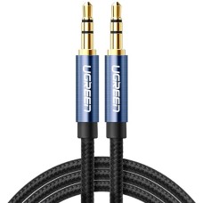 Кабель AUX UGREEN AV112 (3.5mm - 3.5mm) (1.5m) (Blue)