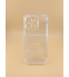Силікон 6D Apple iPhone 14 Pro (ShutCam) (Прозорий) (Знижка) (Категорія 1)