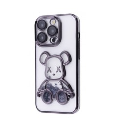 Чохол UMKU Bear Shine для Apple iPhone 15 Pro (чорний)