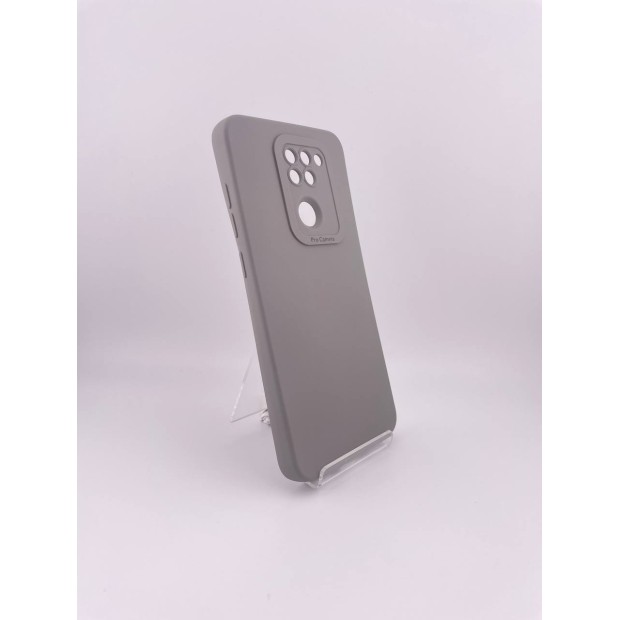 Силікон Original Xiaomi Redmi Note 9 / Redmi 10X (ShutCam) (Сірий)