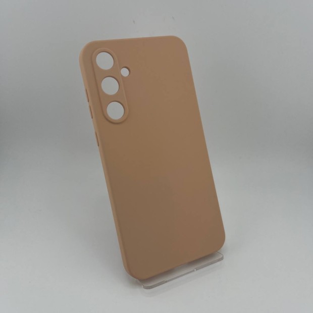 Силіконовий чохол Original Samsung Galaxy A55 (ShutCam) (Персиковий)