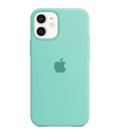 Оригінальний силіконовий чохол Apple для iPhone 12 Mini (23) кольору морської си..