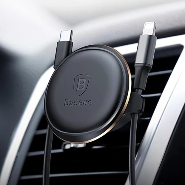 Автотримач Baseus Magnetic Air Vent Car Mount Holder (Чорний) SUGX020001