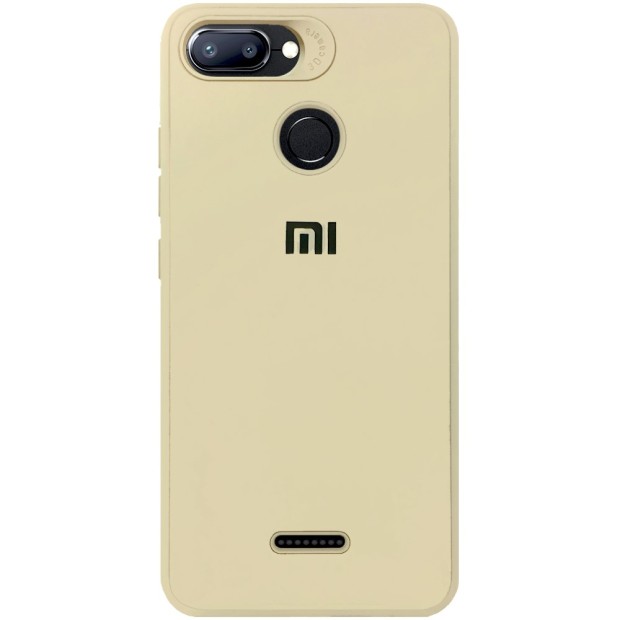 Чохол-силікон для Xiaomi Redmi 6 (Пудровий) Чохол-силікон для Xiaomi Redmi 6 (Пудровий)