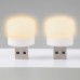 USB лампа-ліхтарик нічник 1W USB LED Light (тепле світло) (білий)