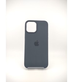 Чохол Silicone Case з MagSafe для Apple iPhone 12 Pro Max (Чорний)