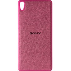Силикон Textile Sony Xperia XA Ultra F3212 (Розовый)