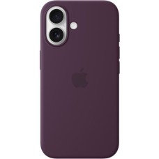 Чохол Silicone Case з MagSafe для Apple iPhone 16 (Слива)