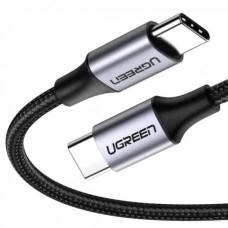 USB-кабель UGREEN US261 60W (1м) (Type-C to Type-C) (Чорний  /  Сірий) (50150)