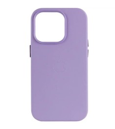 Чохол Leather Case with Magsafe Apple iPhone 14 Pro Max (Елегантний фіолетовий)