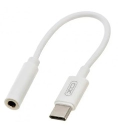 Адаптер XO NB R161 Type-C на 3.5 мм аудіо (білий)