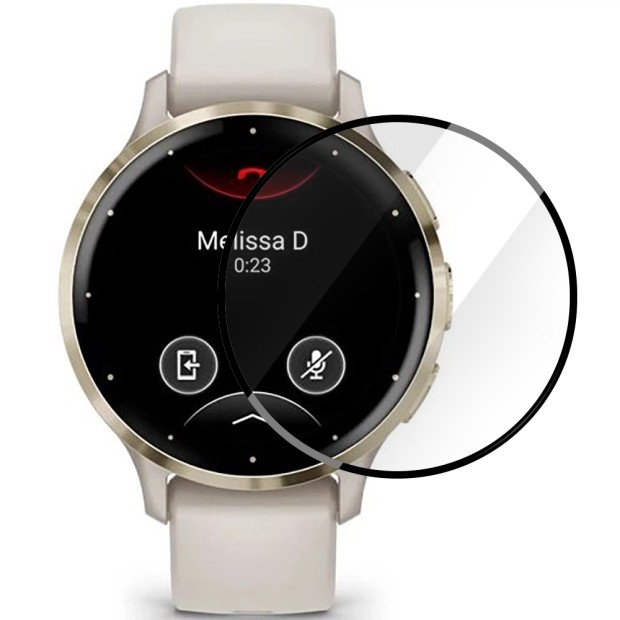 Защитное стекло 5D Garmin Venu 3S Black Защитное стекло 5D Garmin Venu 3S Black