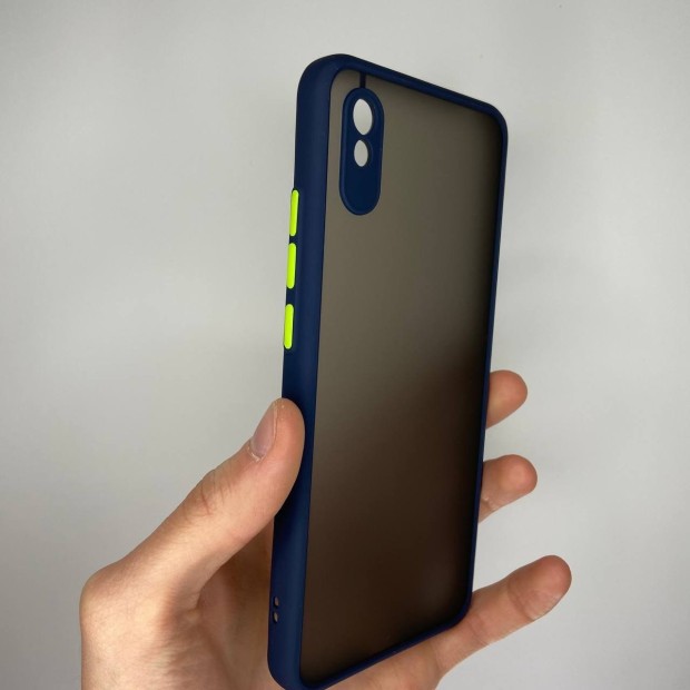 Силіконовий чохол Totu Gingle Series для Xiaomi Redmi 9A (Темно-синій)