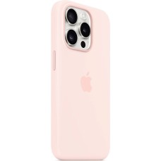 Силикон Original Round Case Apple iPhone 15 Pro Max (76) Chalk Pink