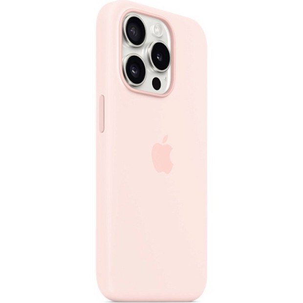 Силіконовий чохол Original Round для Apple iPhone 15 Pro Max (76) Chalk Pink
