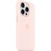 Силіконовий чохол Original Round для Apple iPhone 15 Pro Max (76) Chalk Pink