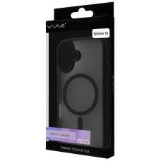 Чехол WAVE Matte Insane Case with MagSafe iPhone 16 (Black)