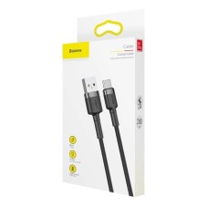 USB-кабель Baseus Cafule 2A (3m) (Type-C) (Чёрный/Серый) CATKLF-UG1