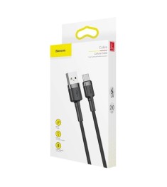 USB-кабель Baseus Cafule 2A (3м) (Type-C) (Чорний / Сірий) CATKLF-UG1