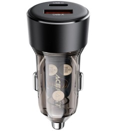 АЗУ-адаптер Acefast B12 60W PD QC 1USB / 1Type-C (Чёрный)
