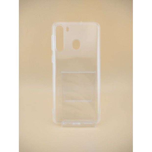 Силіконовий чохол для Samsung Galaxy A21 (Прозорий)