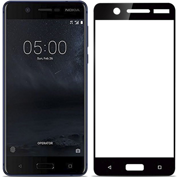 Захисне скло 3D Nokia 3 Чорне