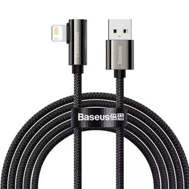 USB-кабель Baseus Legend Elbow PD 20W (2m) (Type-C to Lightning) (Чёрный) CATLCS-A01 USB-кабель Baseus Legend Elbow PD 20W (2m) (Type-C to Lightning) (Чёрный) CATLCS-A01