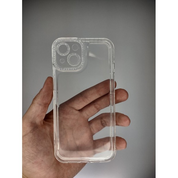Чехол силиконовый Diamond Apple iPhone 13 (Прозрачный)