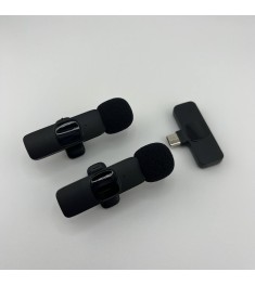 Беспроводной микрофон для телефона Android (Type-C) 2in1 (Чёрный)
