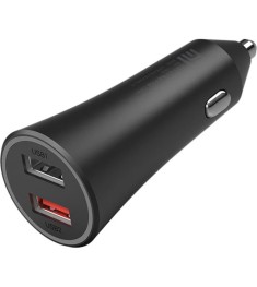 АЗУ-адаптер Xiaomi Mi Car Charger 37W (2USB) (GDS4147GL) (Black) (Original) K
