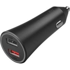 АЗУ-адаптер Xiaomi Mi Car Charger 37W (2USB) (GDS4147GL) (Black) (Original) K