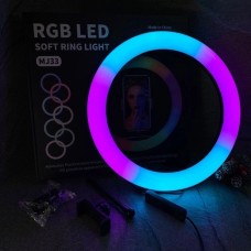 Набір для зйомки LED-лампа MJ-33 Original (33 см) RGB (Чорний)