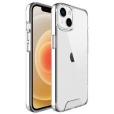 Силикон Space Case 3D Apple iPhone 16 (Прозрачный)