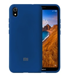 Силикон Original 360 Case Logo Xiaomi Redmi 7A (Кобальт)