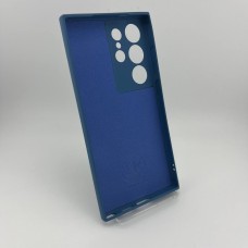 Силикон Original Samsung Galaxy S24 Ultra (ShutCam) (Бледно-синий)