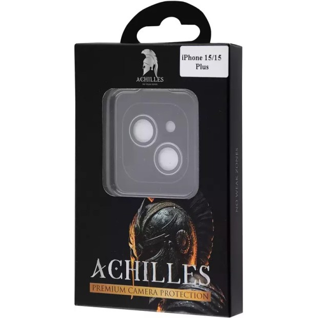 Захисне скло на камеру Achilles Apple iPhone 15  /  15 Plus (чорний)