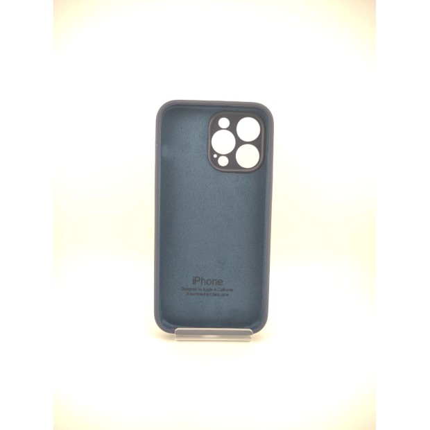Силикон Original RoundCam Case Apple iPhone 14 Pro Max (09) Midnight Blue