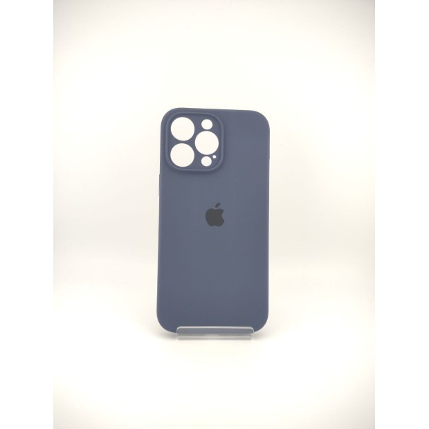 Силикон Original RoundCam Case Apple iPhone 14 Pro Max (09) Midnight Blue