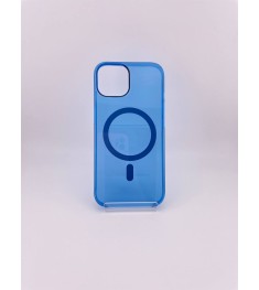Чохол Clear Case Premium з MagSafe для Apple iPhone 15 (Королівський Синій)