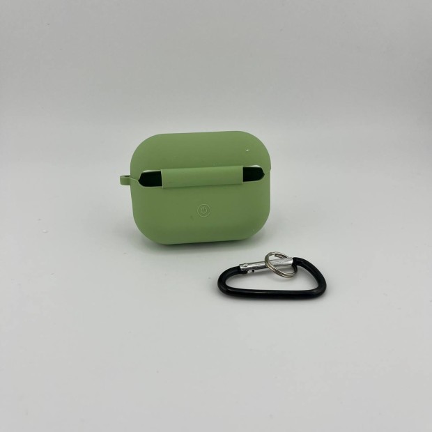 Чохол для навушників Full Silicone Case with Microfiber Apple AirPods Pro 2 (83) Авокадо