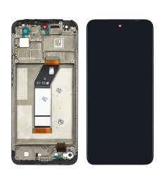 Дисплей для Xiaomi Redmi 10 з чорним тачскрином та корпусною рамкою