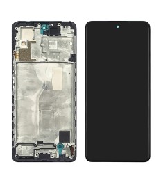 Дисплей для Xiaomi Redmi Note 10 Pro с чёрным тачскрином и корпусной рамкой IPS