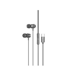 Проводные наушники-гарнитура вакуумные Hoco M122 Type-C (Чёрный)