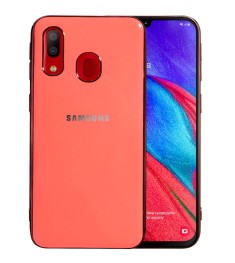 Силіконовий чохол Zefir для Samsung Galaxy A40 (2019) (Рожевий)